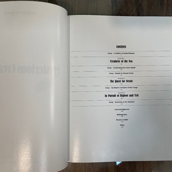 New "Mysteries of the Unknown: Mysterious Creatures" Hardcover Book - Picture 7 of 16